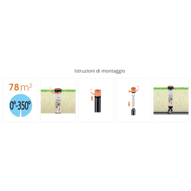Vendita online Testina regolabile 0° - 350° art.90007